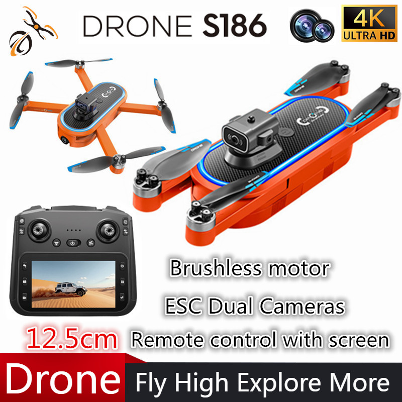 Drone Camera Professional - 2025 S186 Drone profesional 4K HD
