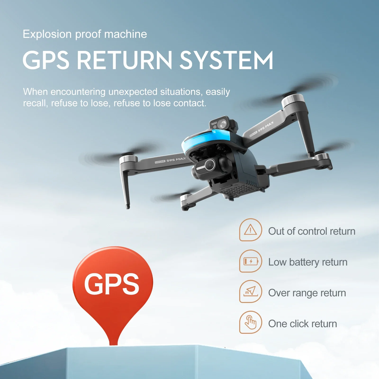 Nuevo S9S MAX MINI Drone 4K 2  - Drone Camera With Gimbal reseña y precio