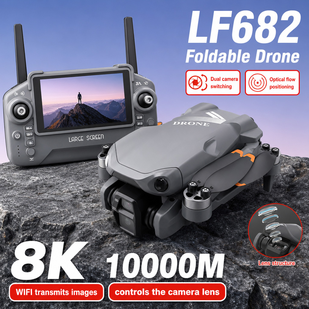 Dron Aéreo LF682 con Cámaras D - Drone Camera Professional reseña y precio