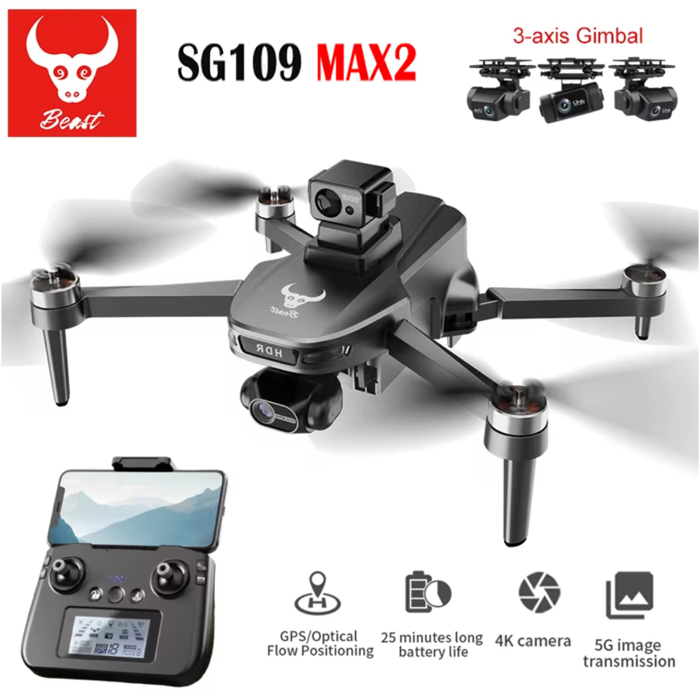SG109 MAX2 Dron profesional co - Drone Camera Professional reseña y precio